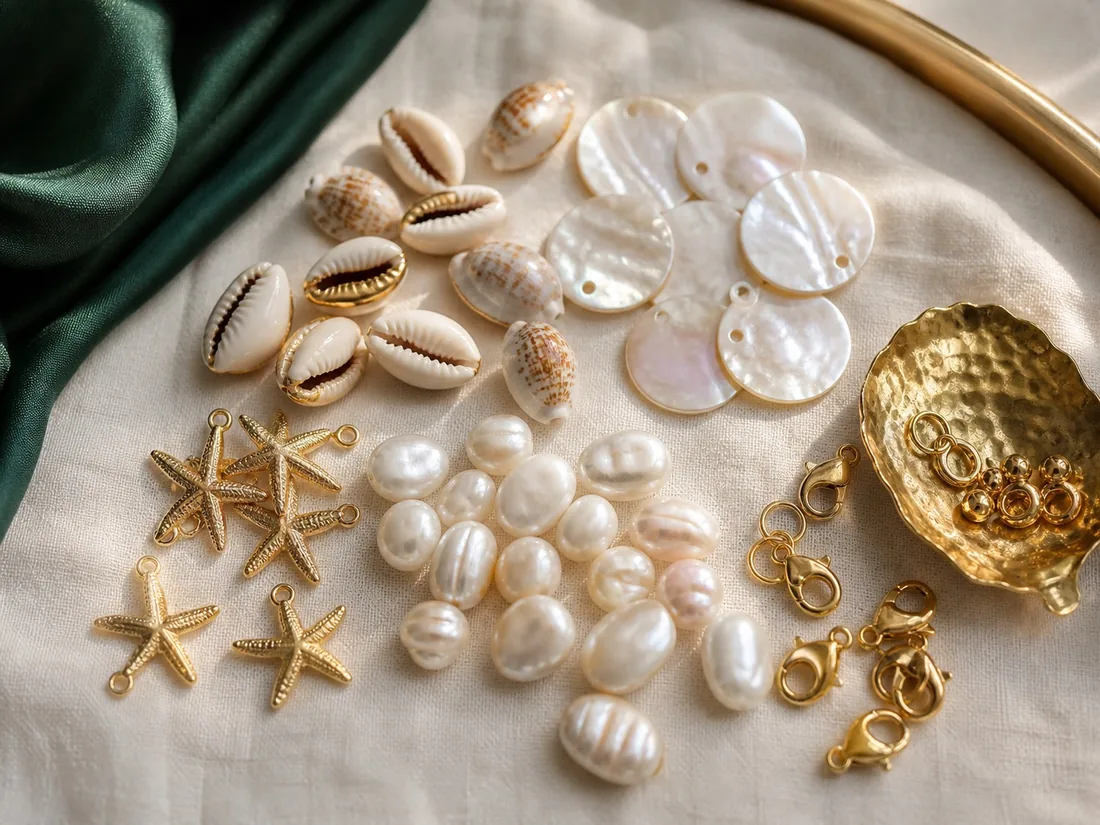 چیدمان و انواع اکسسوری صدفی و دریایی