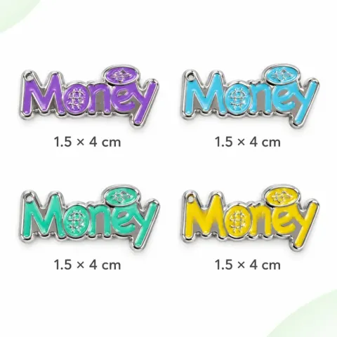 آویز پلاستیکی نوشته Money