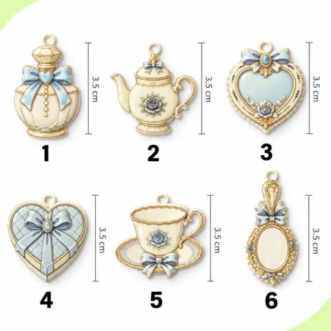 آویز ست ویکتوریایی چای و عطر